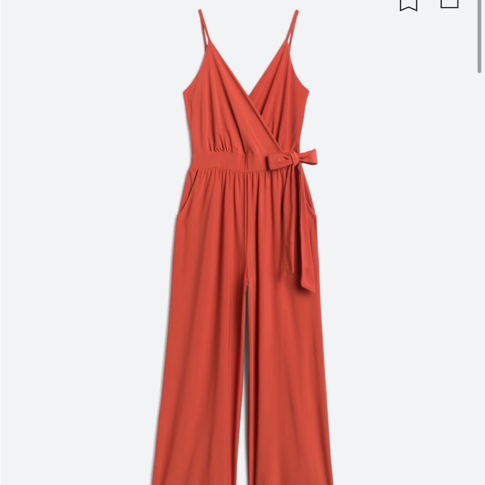 NWT orange jumpsuit from Stitch Fix size small petite